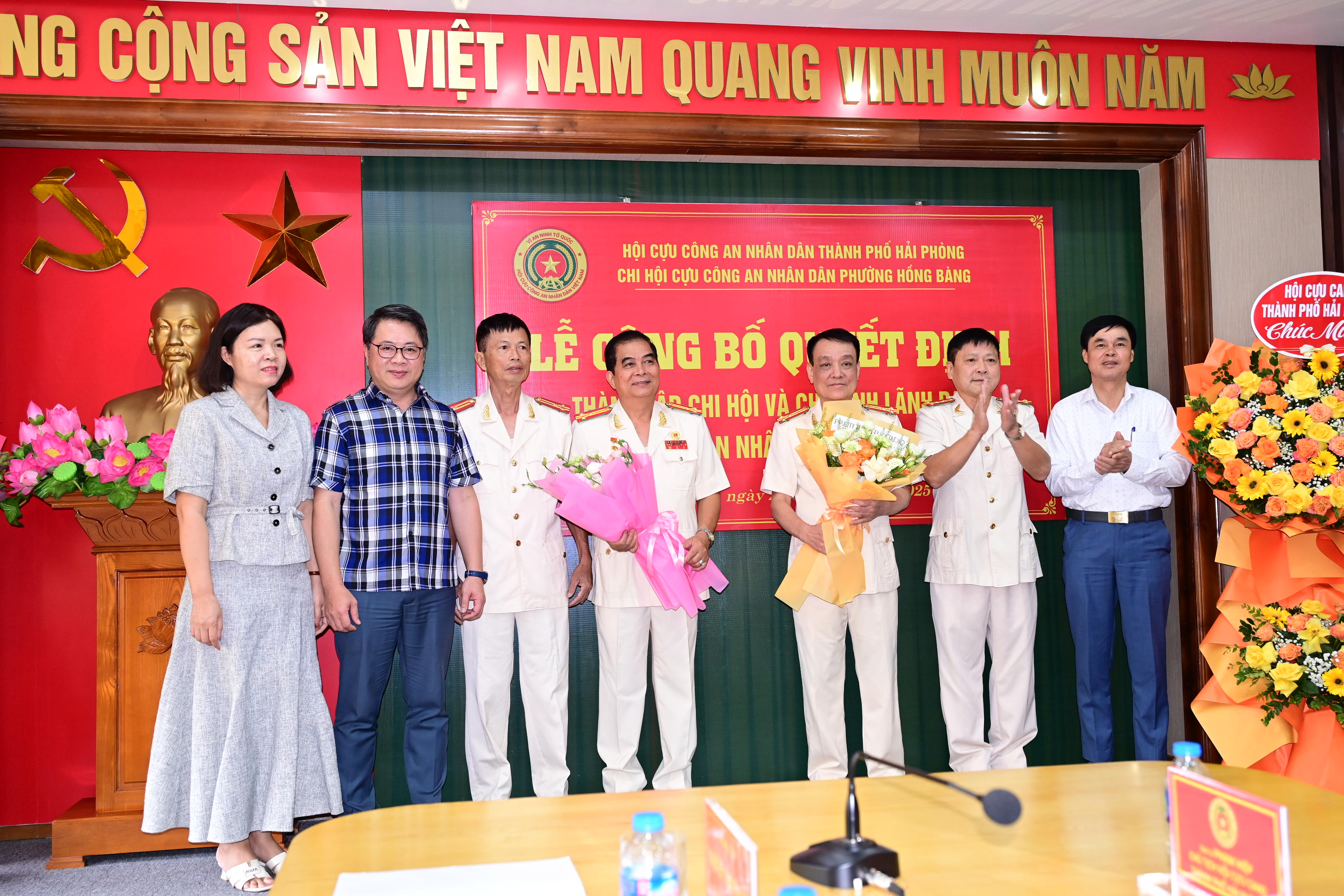 Thành lập Chi hội Cựu Công an phường phường Hồng Bàng